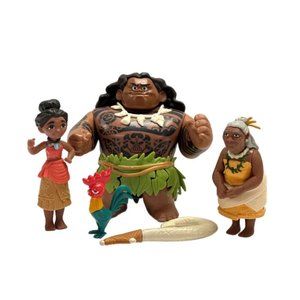 Hasbro Disney Moana Adventure Pack action figures Moana Maui Hei Hei Tala